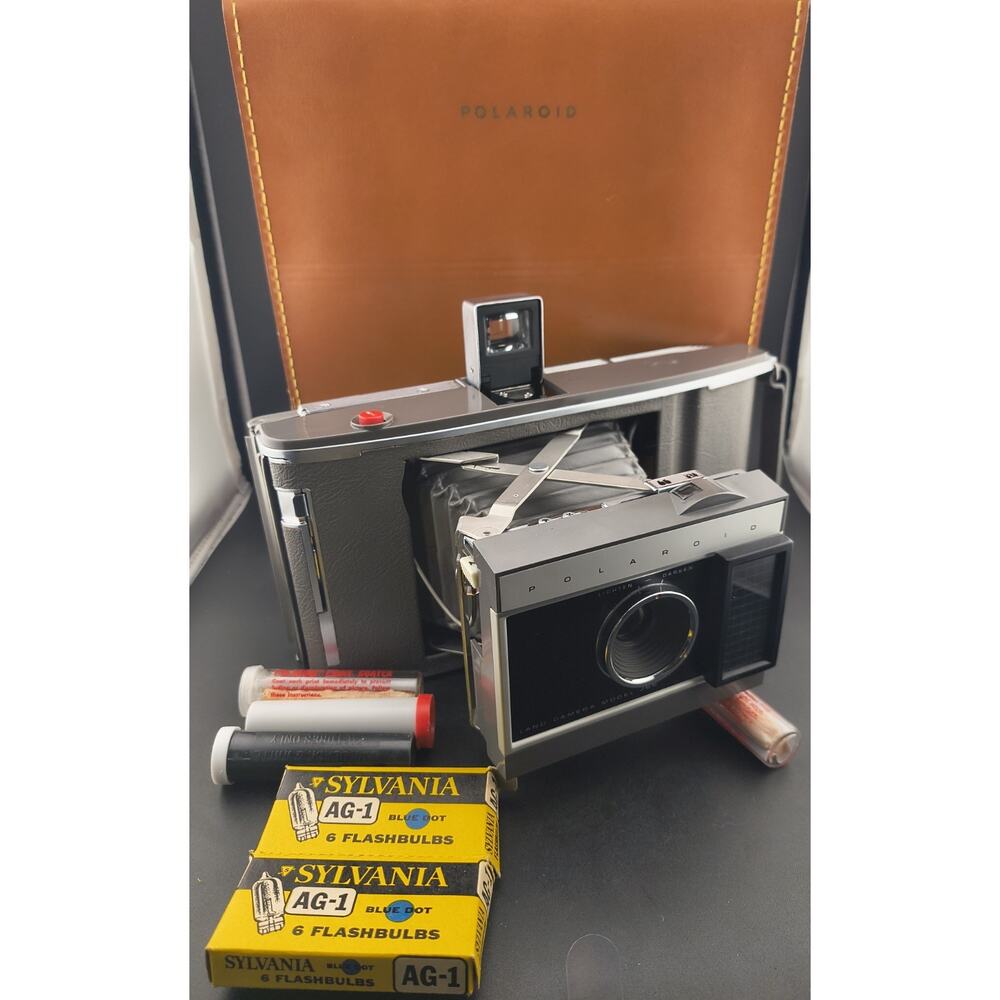 Vintage Polaroid J66 Camera Set - Pristine Bundle with Case & Accessories
